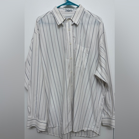 Pierre Balmain Other - Vintage Pierre Balmain 17.5 34 Striped Dress Shirt Made In Canada XL
